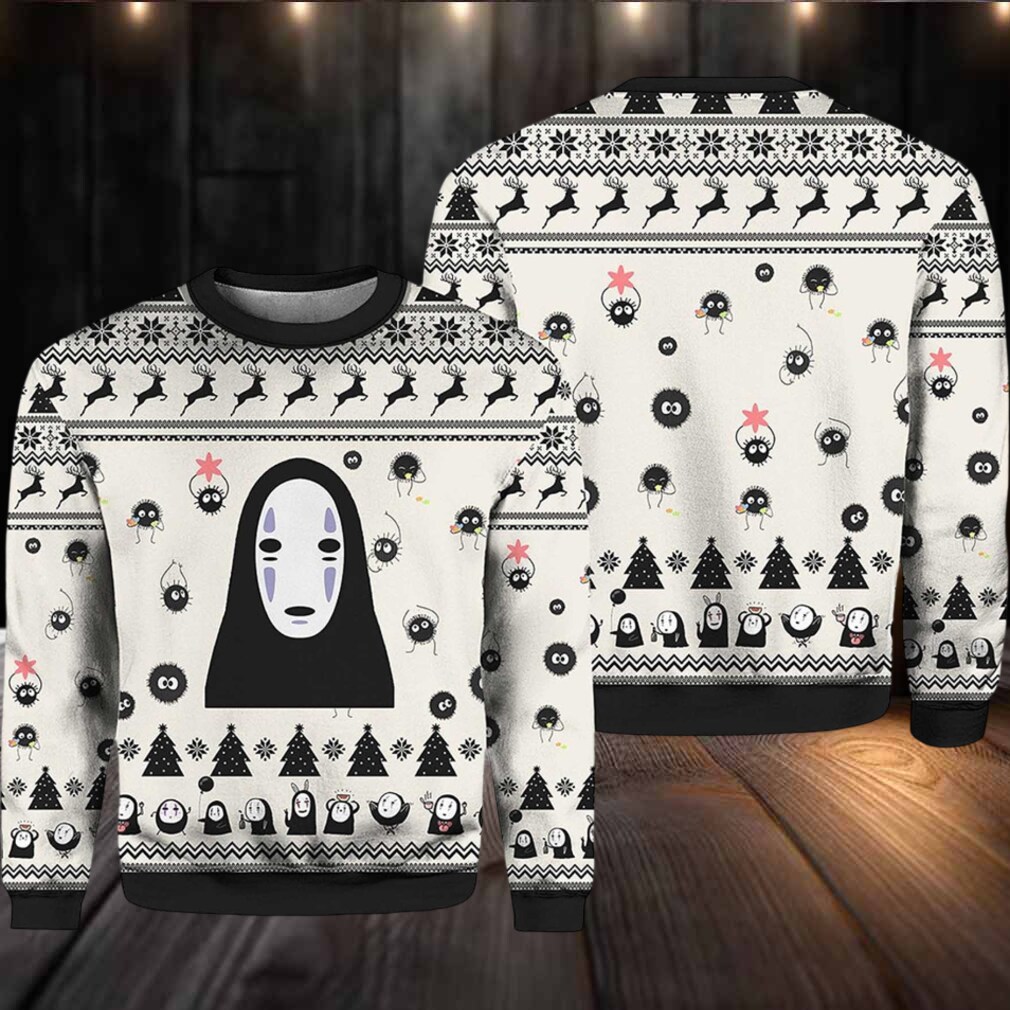 2025 No Face White Ugly Christmas Sweater 2025 No Face White Ugly Christmas Sweater