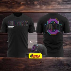 2025 Ohio State Buckeyes Football Crucial Catch Intercept Cancer 2 sided t shirt