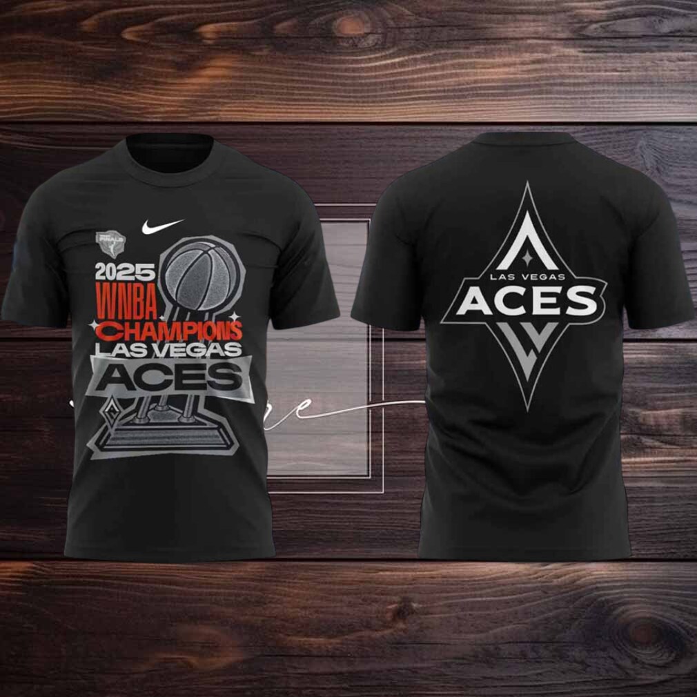 2025 WNBA Finals Champions Las Vegas Aces Locker Room logo 2 sided t shirt 2025 WNBA Finals Champions Las Vegas Aces Locker Room logo 2 sided t shirt