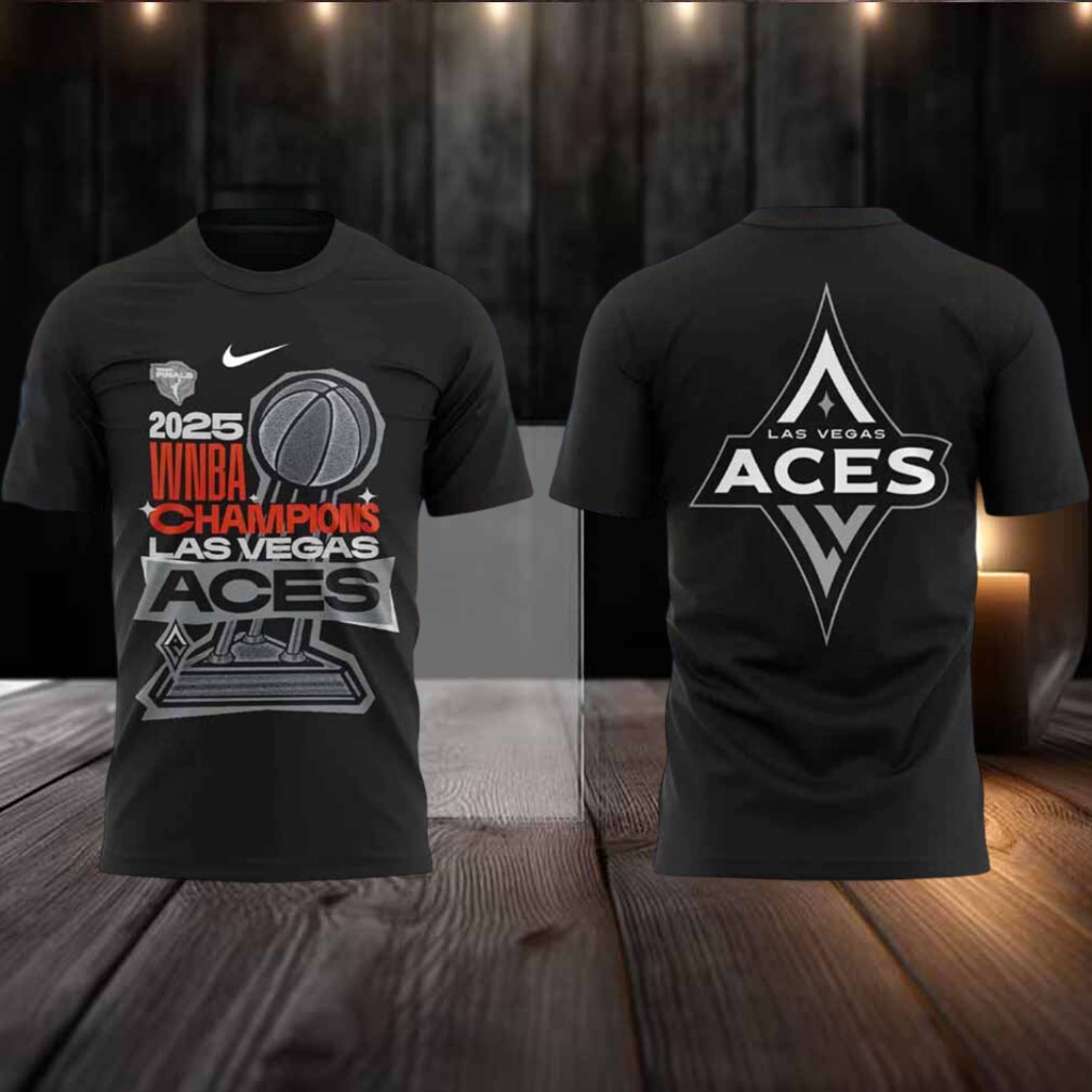 2025 WNBA Finals Champions Las Vegas Aces Locker Room logo 2 sided t shirt 2025 WNBA Finals Champions Las Vegas Aces Locker Room logo 2 sided t shirt