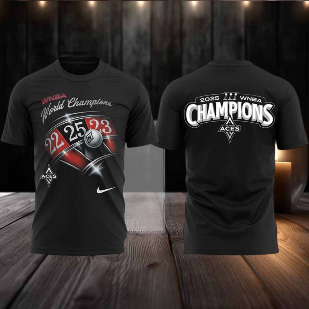 2025 WNBA Finals World Champions Las Vegas Aces 2 sided t shirt 2025 WNBA Finals World Champions Las Vegas Aces 2 sided t shirt