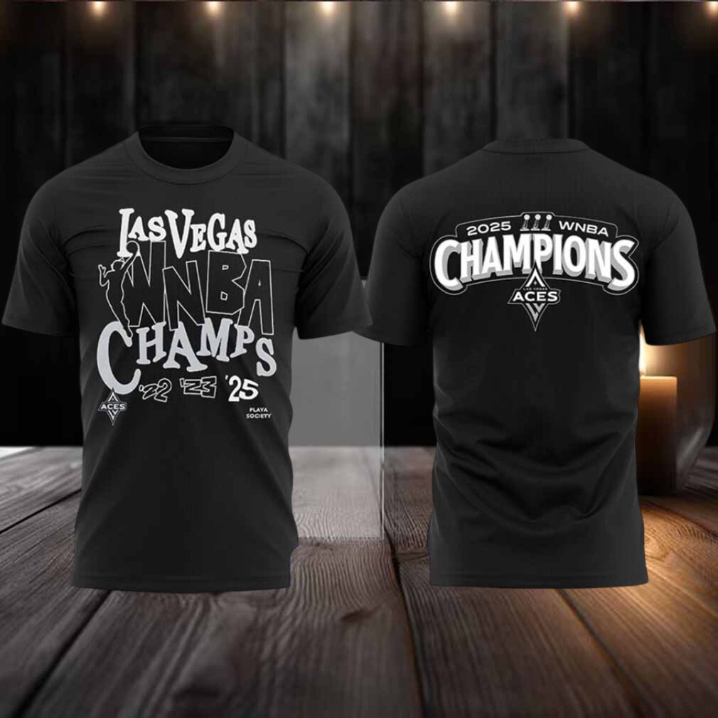 2025 WNBA Finals World Champions Las Vegas Aces 3 Times 2 sided t shirt 2025 WNBA Finals World Champions Las Vegas Aces 3 Times 2 sided t shirt