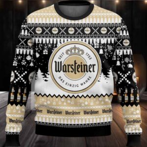 2025 Warsteiner German Beer Christmas Ugly Sweater