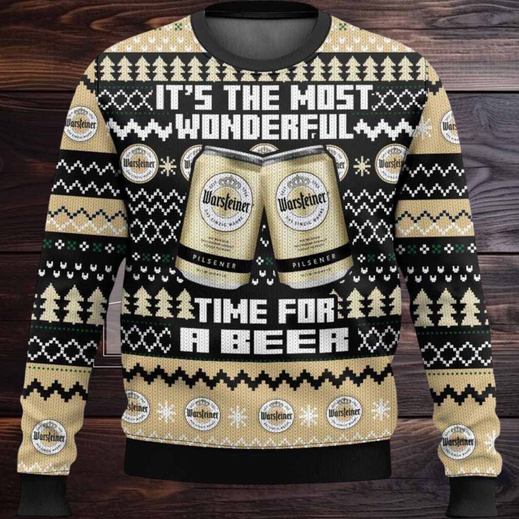 2025 Warsteiner Its The Most Wonderful Time For A Beer Christmas Ugly Sweater 2025 Warsteiner Its The Most Wonderful Time For A Beer Christmas Ugly Sweater