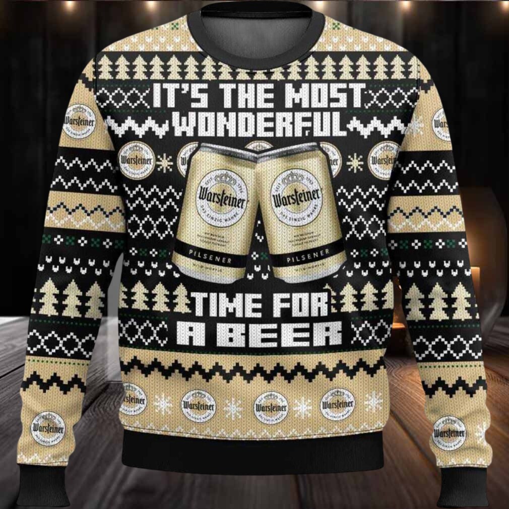 2025 Warsteiner Its The Most Wonderful Time For A Beer Christmas Ugly Sweater 2025 Warsteiner Its The Most Wonderful Time For A Beer Christmas Ugly Sweater