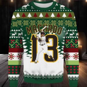 2025Highland Mint Manny Machado San Diego Padres Ugly Sweater