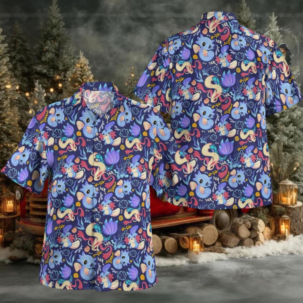 Milotic Water Pokemon Hawaiian Shirt Milotic Water Pokemon Hawaiian Shirt