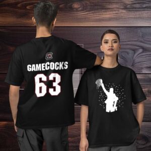 63 South Carolina Gamecocks women’s basketball two sided T shirt