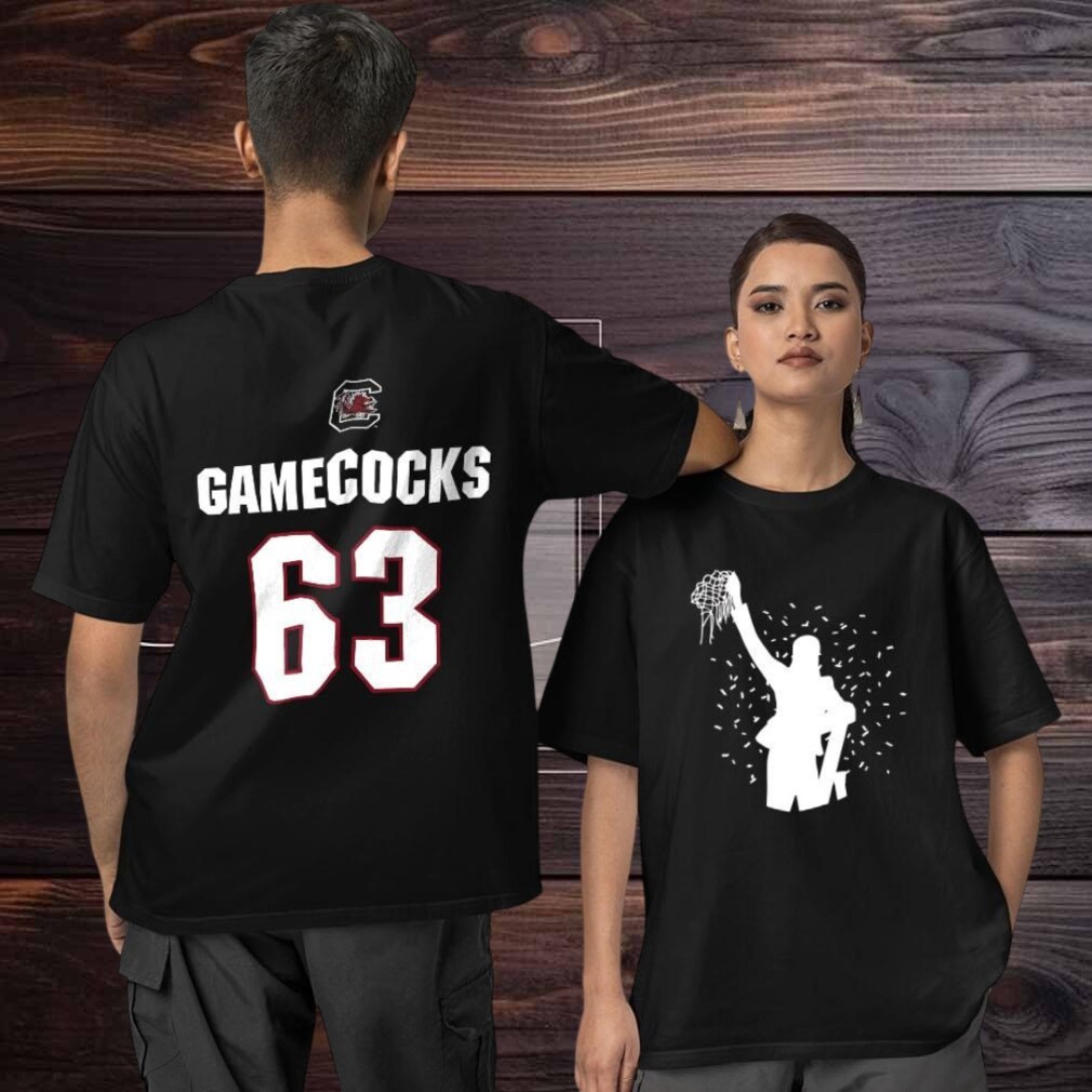 63 South Carolina Gamecocks women’s basketball two sided T shirt 63 South Carolina Gamecocks women’s basketball two sided T shirt