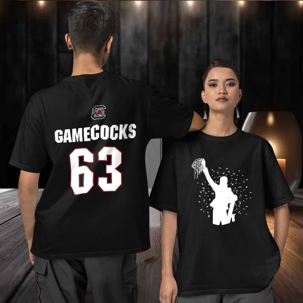 63 South Carolina Gamecocks women’s basketball two sided T shirt 63 South Carolina Gamecocks women’s basketball two sided T shirt