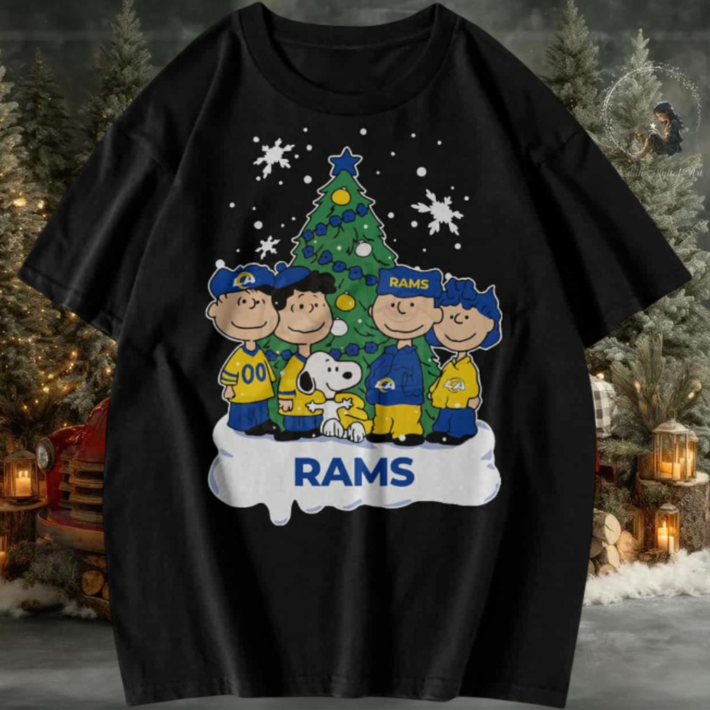 Peanuts characters Los Angeles Rams Christmas shirt Peanuts characters Los Angeles Rams Christmas shirt