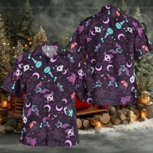 Pokemon Dark Type Hawaiian Shirt