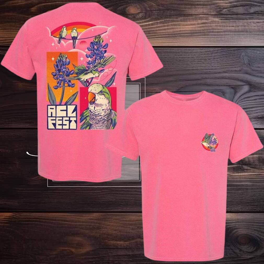 ACL Music Festival 2025 Merch Bird Pocket Two Sided T shirt ACL Music Festival 2025 Merch Bird Pocket Two Sided T shirt