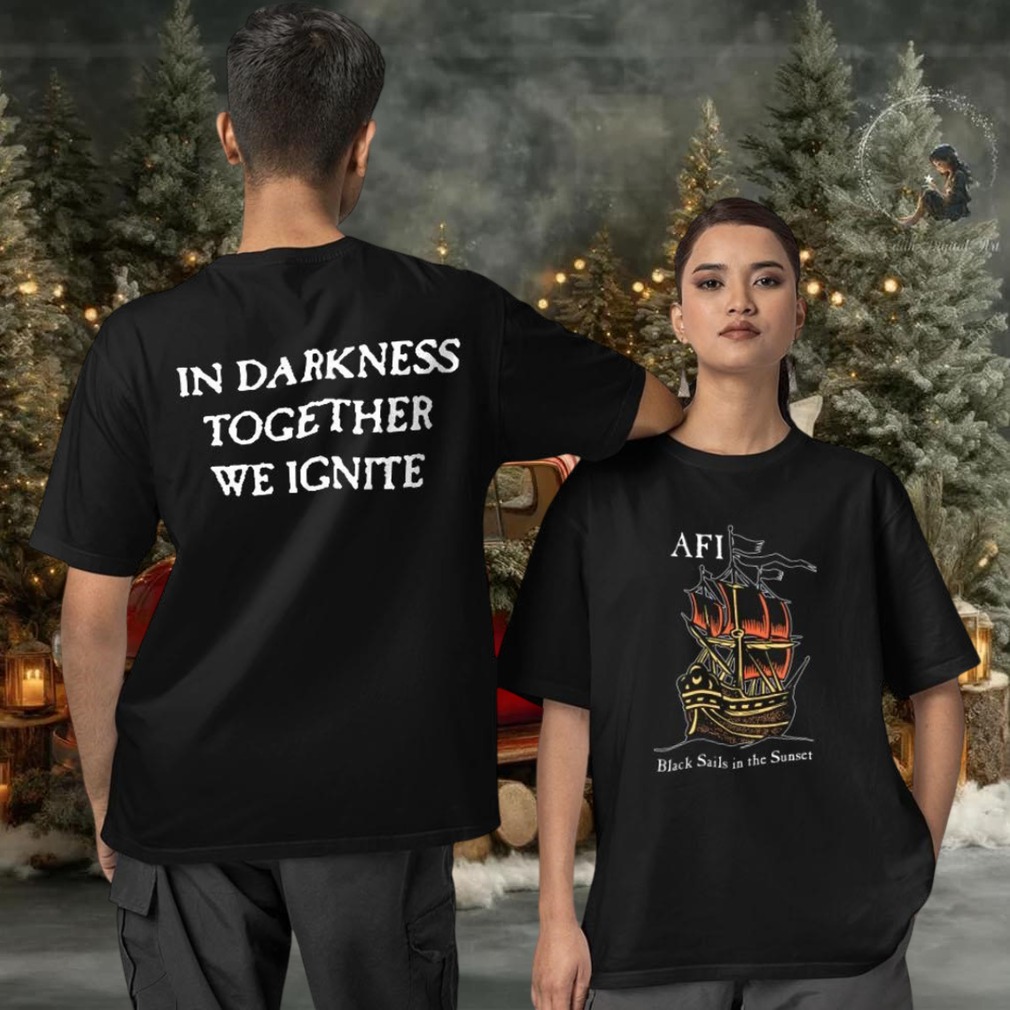 AFI black sails in the sunset two sided T shirt AFI black sails in the sunset two sided T shirt
