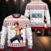 Blackbeard Pirates Anime Xmas Gifts One Piece Ugly Christmas Sweater
