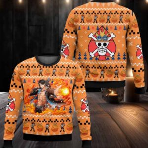 Ace One Piece Ugly Christmas Sweater Unisex T Shirt