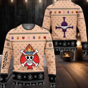Ace Symbol One Piece Ugly Christmas Sweater Unisex T Shirt