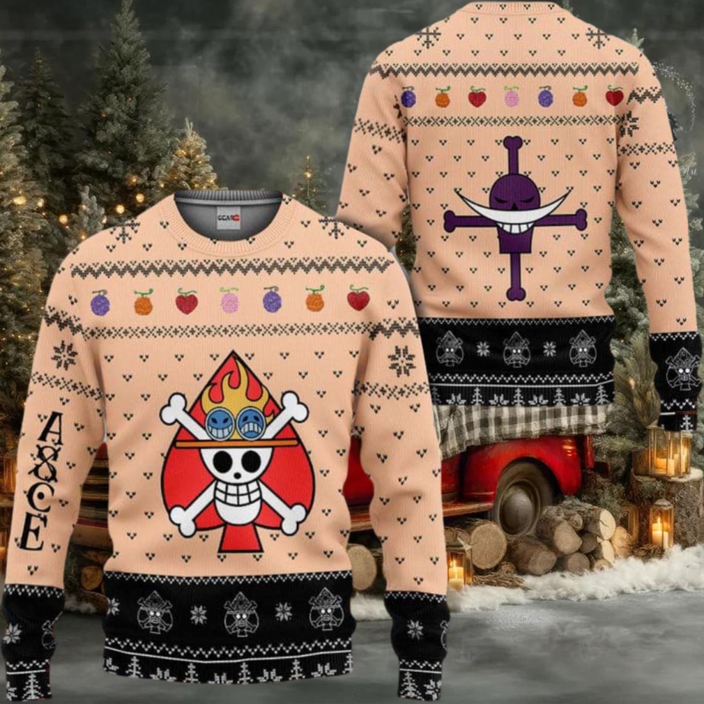 Ace Symbol One Piece Ugly Christmas Sweater Unisex T Shirt Ace Symbol One Piece Ugly Christmas Sweater Unisex T Shirt