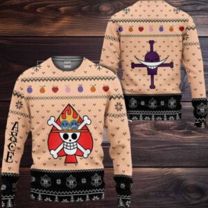 Ace Symbol One Piece Ugly Christmas Sweater Unisex T Shirt