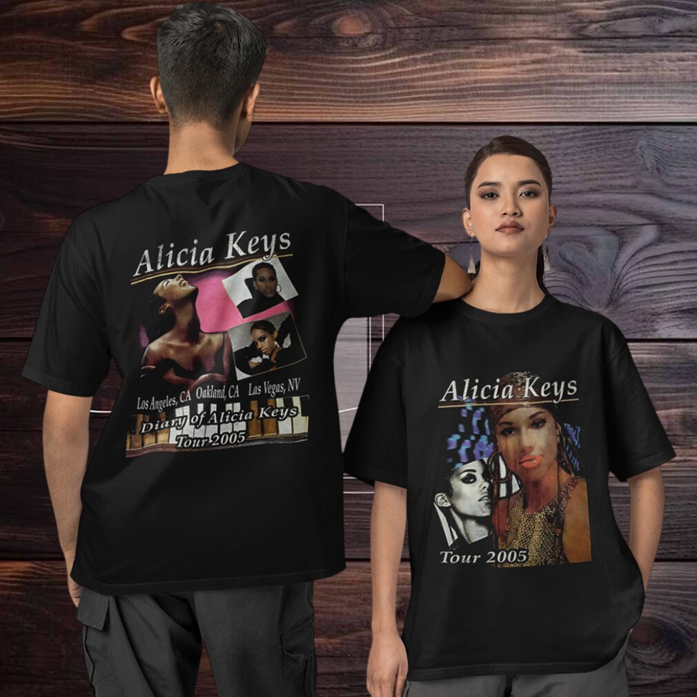 Alicia Keys Diary Tour Shirt Front