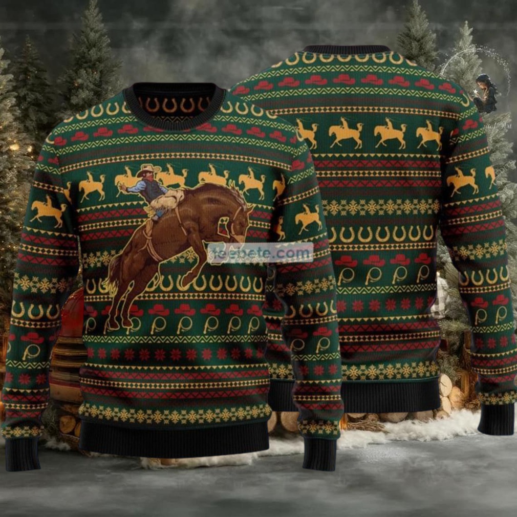 Amazing Cowboy Ugly Christmas Sweater Amazing Cowboy Ugly Christmas Sweater