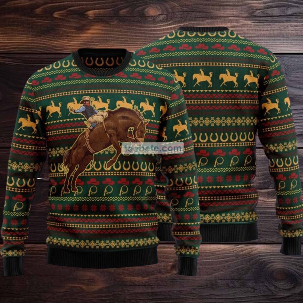 Amazing Cowboy Ugly Christmas Sweater Amazing Cowboy Ugly Christmas Sweater