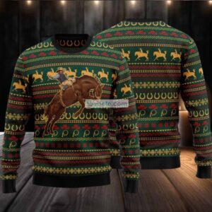 Amazing Cowboy Ugly Christmas Sweater