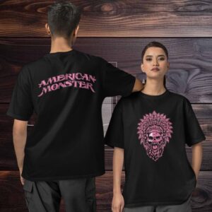 American monster for the cause two sided T shirt