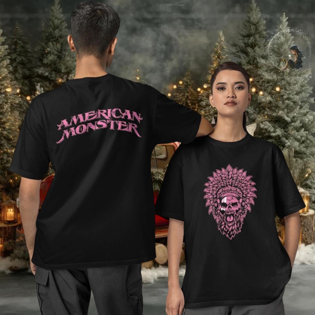 American monster for the cause two sided T shirt American monster for the cause two sided T shirt