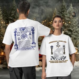 Amiration Lodge 25 annual picnic june 9th 2001 two sided T shirt