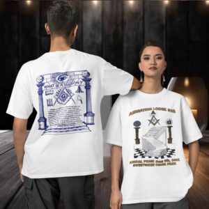 Amiration Lodge 25 annual picnic june 9th 2001 two sided T shirt