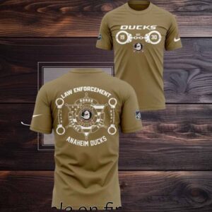 Anaheim Ducks Law Enforcement Appreciation Day Shirt Hoodie