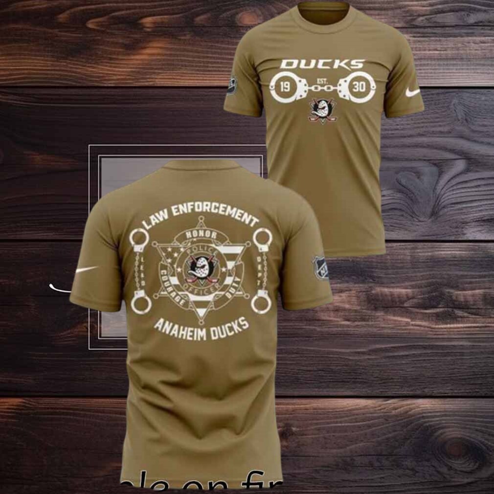 Anaheim Ducks Law Enforcement Appreciation Day Shirt Hoodie Anaheim Ducks Law Enforcement Appreciation Day Shirt Hoodie