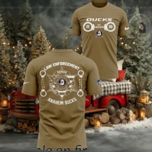 Anaheim Ducks Law Enforcement Appreciation Day Shirt Hoodie