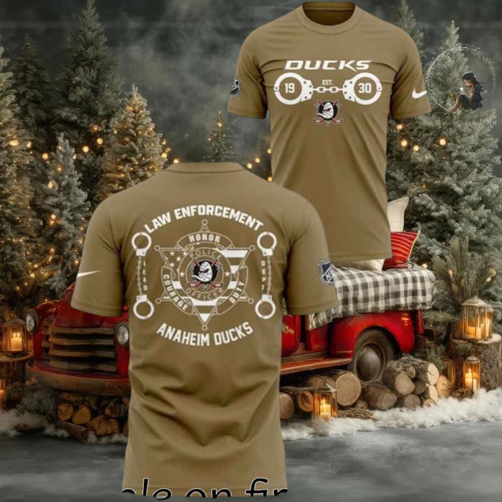 Anaheim Ducks Law Enforcement Appreciation Day Shirt Hoodie Anaheim Ducks Law Enforcement Appreciation Day Shirt Hoodie