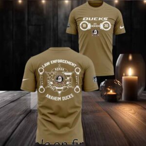 Anaheim Ducks Law Enforcement Appreciation Day Shirt Hoodie