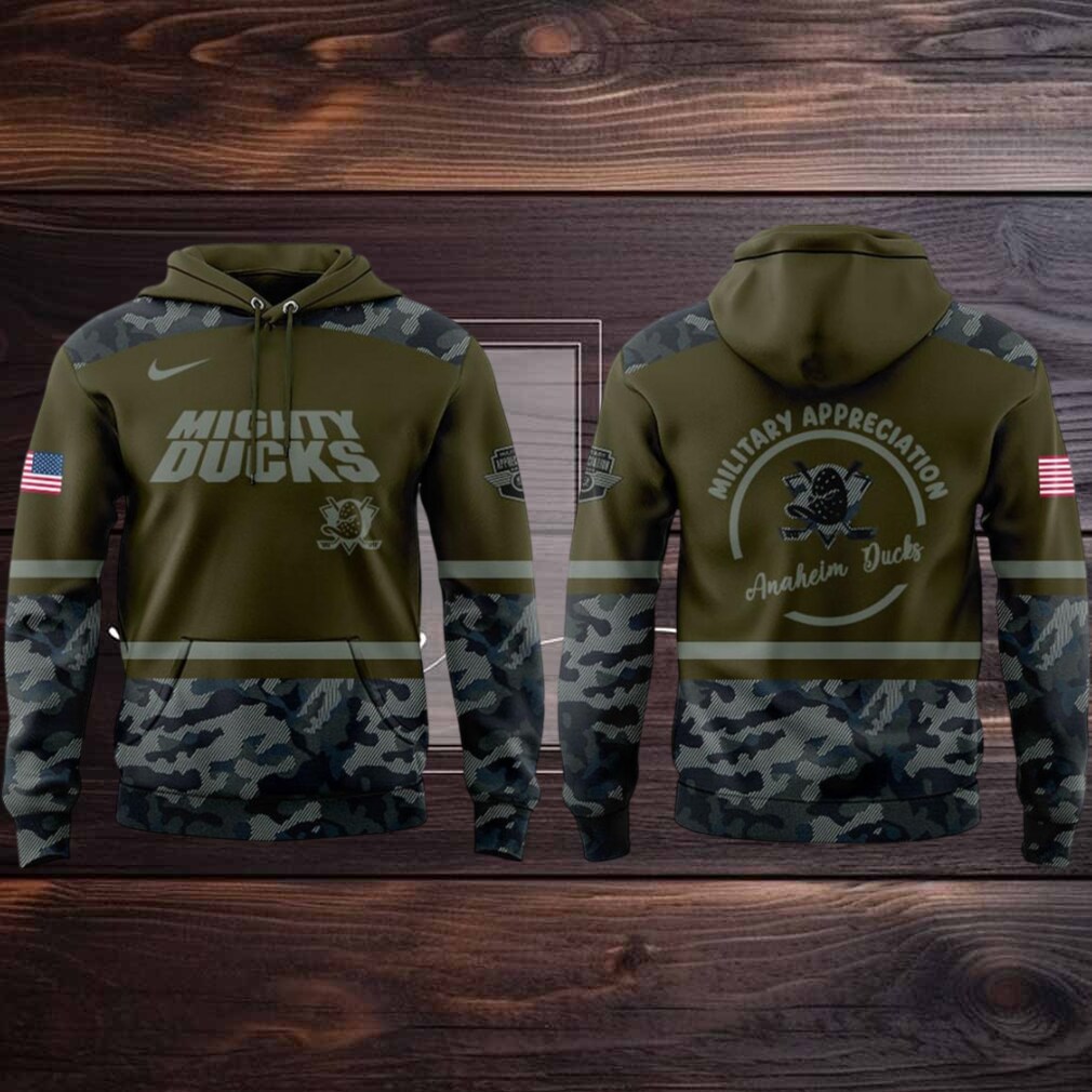 Anaheim Ducks Military Appreciation Night 2025 Honor With Love Hoodie T Shirt Anaheim Ducks Military Appreciation Night 2025 Honor With Love Hoodie T Shirt