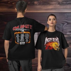 Angry Runs 2025 NFL Tour come and get it two sided T shirt
