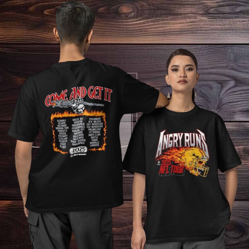 Angry Runs Tour Shirt Front