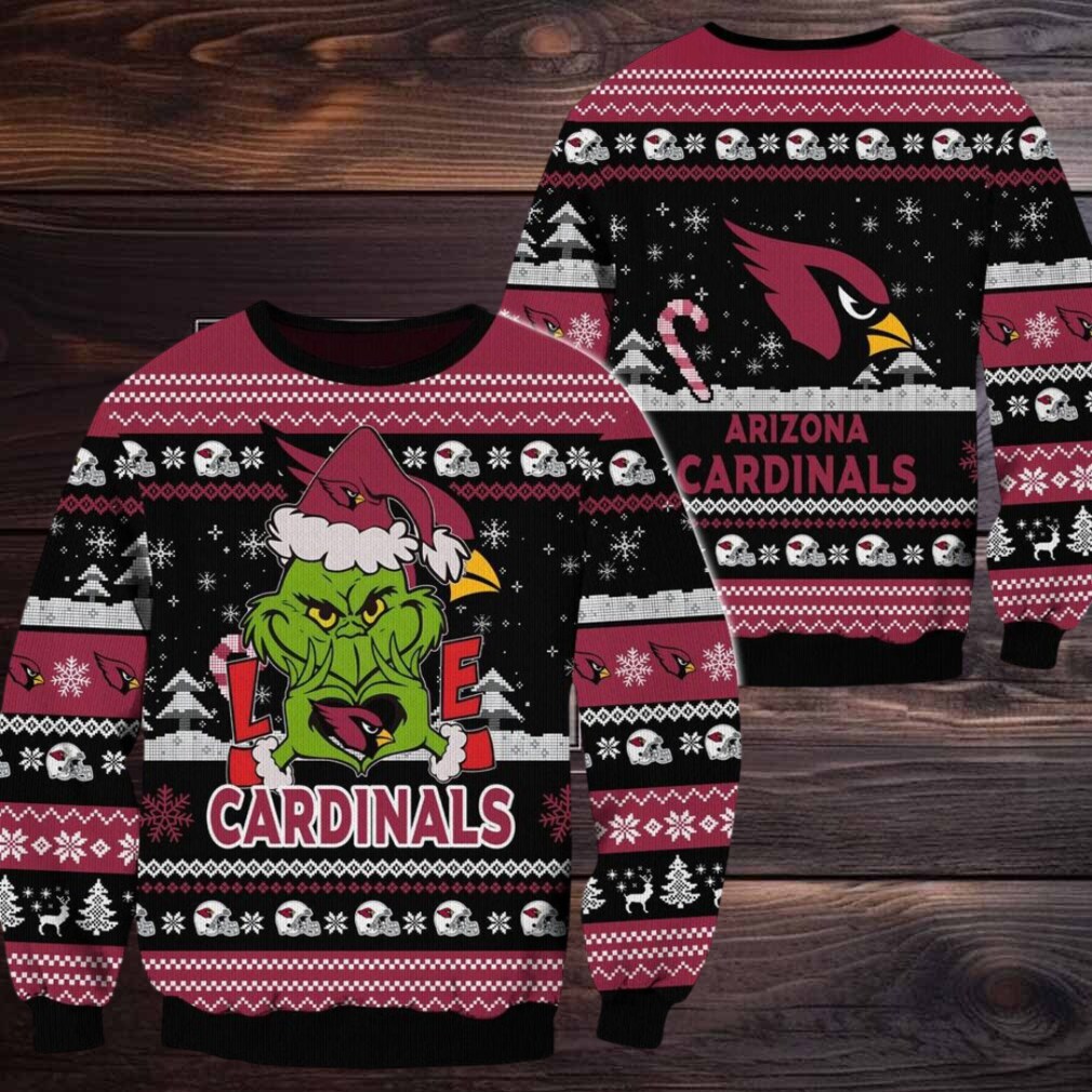 Arizona Cardinals NFL Grinch Football Limited Ugly Christmas Sweater Arizona Cardinals NFL Grinch Football Limited Ugly Christmas Sweater