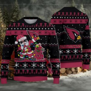 Arizona Cardinals Santa Claus Ugly Christmas Sweater