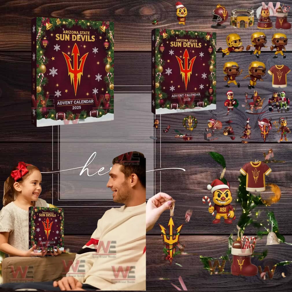 Arizona State Sun Devils football 2025 Advent Calendar Christmas Arizona State Sun Devils football 2025 Advent Calendar Christmas