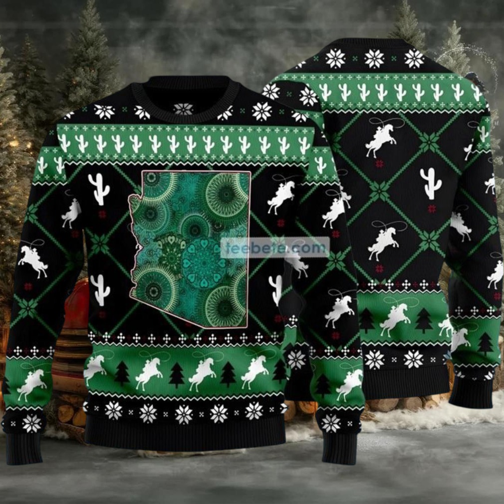 Arizona Usa Map Ugly Sweater Green Party Arizona Usa Map Ugly Sweater Green Party