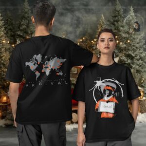 Arrival why are they here two sided T shirt