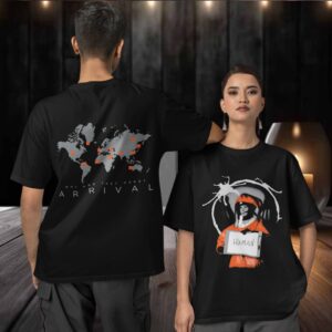 Arrival why are they here two sided T shirt