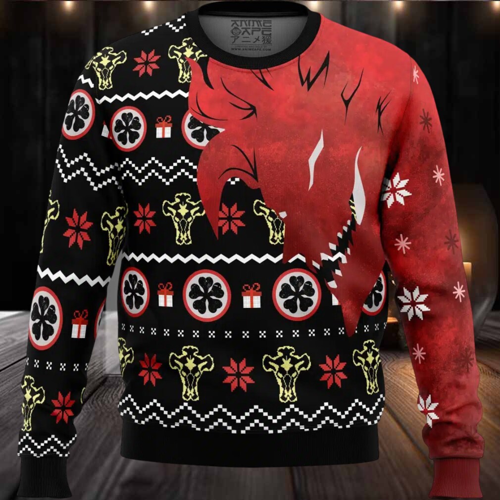Asta Demon Black Clover Ugly Christmas Sweater Asta Demon Black Clover Ugly Christmas Sweater