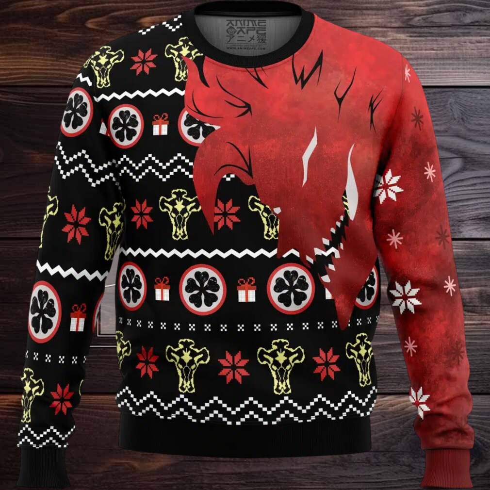 Asta Demon Black Clover Ugly Christmas Sweater Asta Demon Black Clover Ugly Christmas Sweater