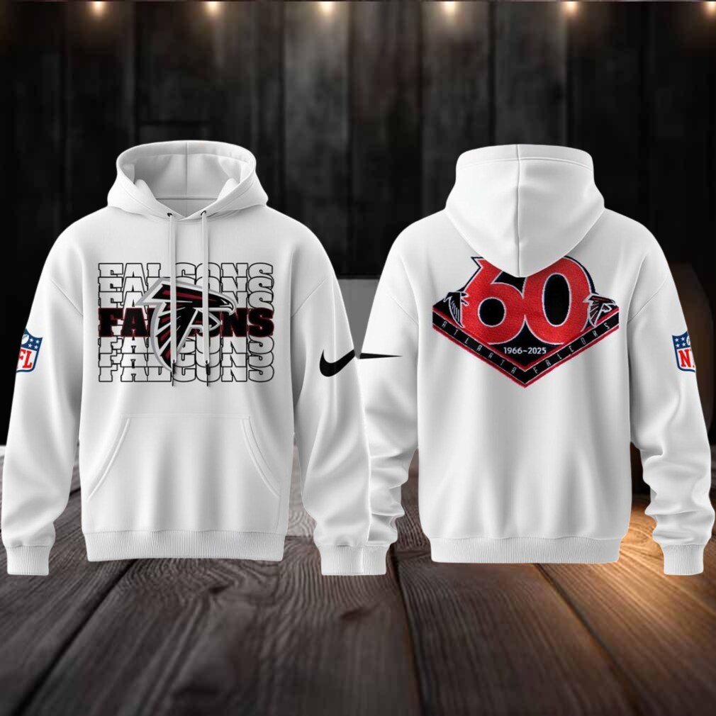 Atlanta Falcons 60th Season Celebrating With Legend Team 2025 Hoodie T Shirt Atlanta Falcons 60th Season Celebrating With Legend Team 2025 Hoodie T Shirt
