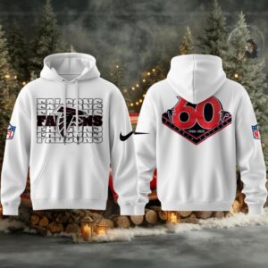 Atlanta Falcons 60th Season Celebrating With Legend Team 2025 Hoodie T Shirt