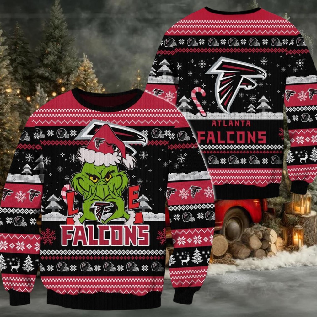 Atlanta Falcons NFL Grinch Football Limited Ugly Christmas Sweater Atlanta Falcons NFL Grinch Football Limited Ugly Christmas Sweater